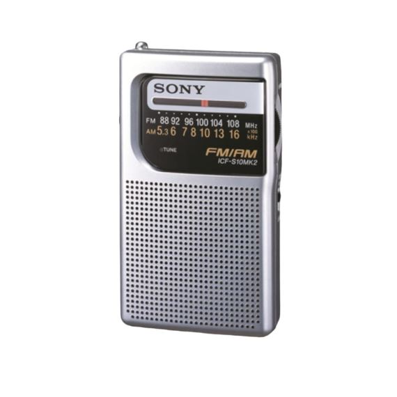 Radio Sony ICF-S10MK2 Vintage Plateada
